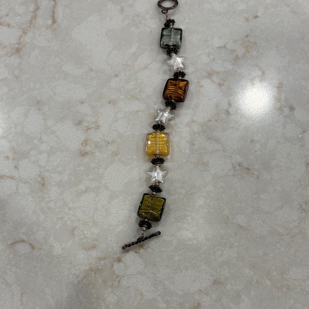 Handmade Multicolor glass Beaded Bracelet